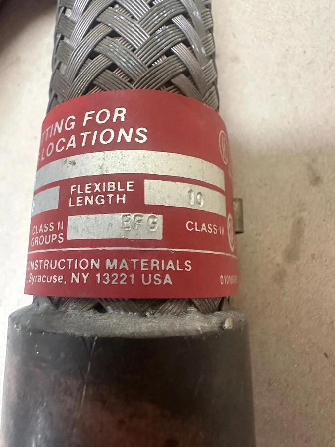 Used Crouse-Hinds ECLK110 Liquidtight Flex Coupling