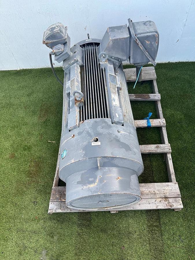 Used TECO Westinghouse Motor AEHGTK 350Hp, 1185RPM, 4160V, 3 Phase, FR 5011C, 60Hz