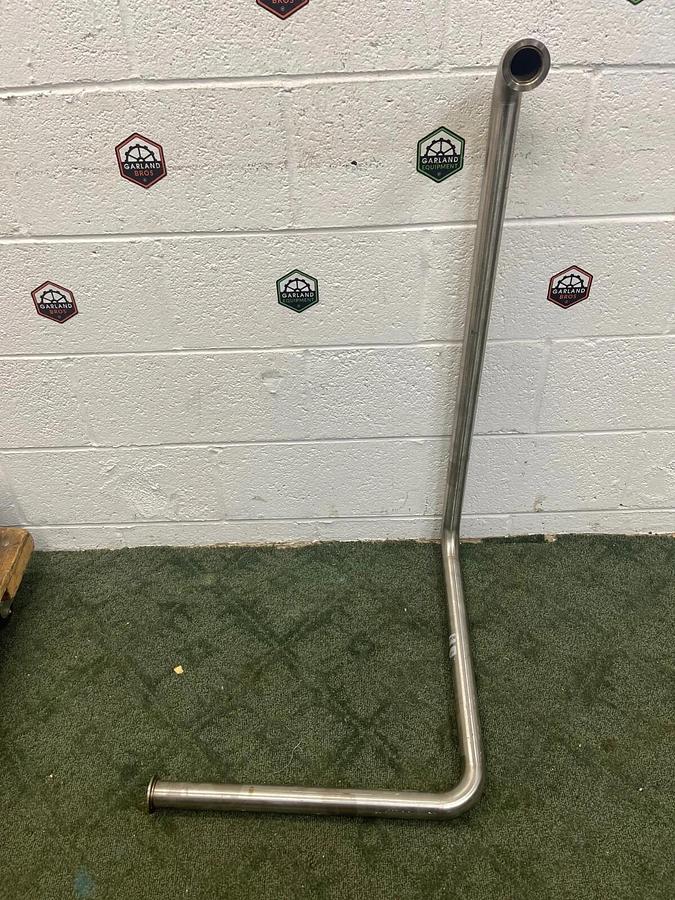 Used M Braun 304 Stainless Steel Sanitary Pipe w/ KF40 Flange 8003793