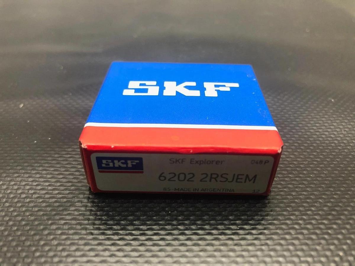 SKF 6202 2RSJEM Ball Bearing, Lot of 2