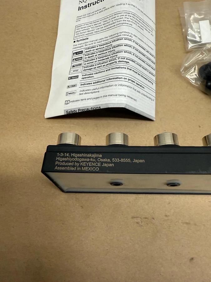 Used Keyence NQIL8P, I/O Module, Power Supply 20.4 to 28.8 VDC