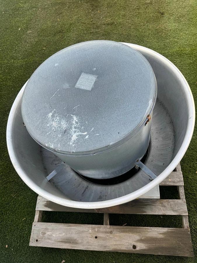 Used CaptiveAire NCA14FA Power Ventilator/ Exhaust Fan, Belt Drive 3/4Hp, 3 Ph