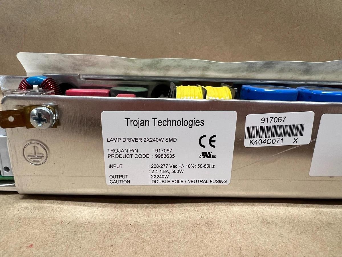 Used Trojan Technologies 917067 2 x 240W SMD Lamp Driver