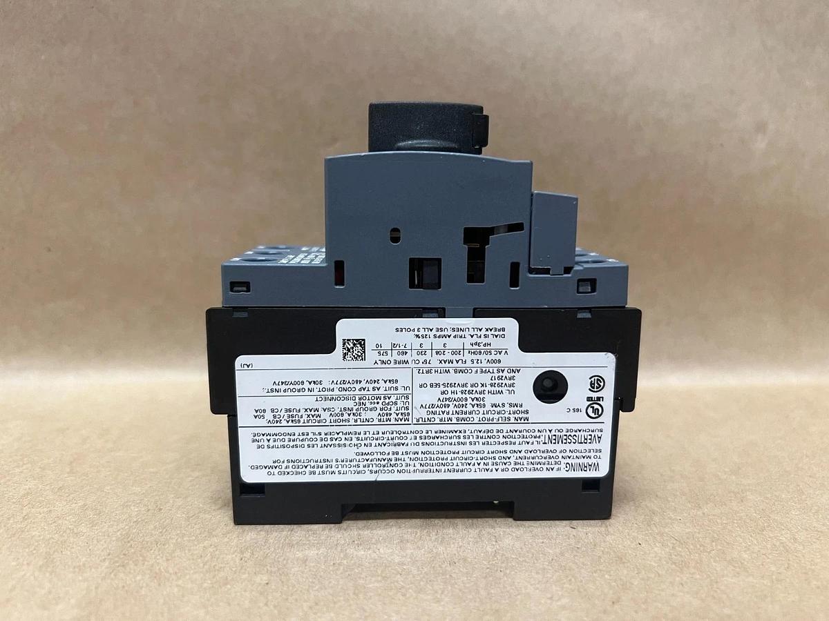 Used Siemens 3RV2021-1KA10 SIRIUS, Class 10 Circuit Breaker