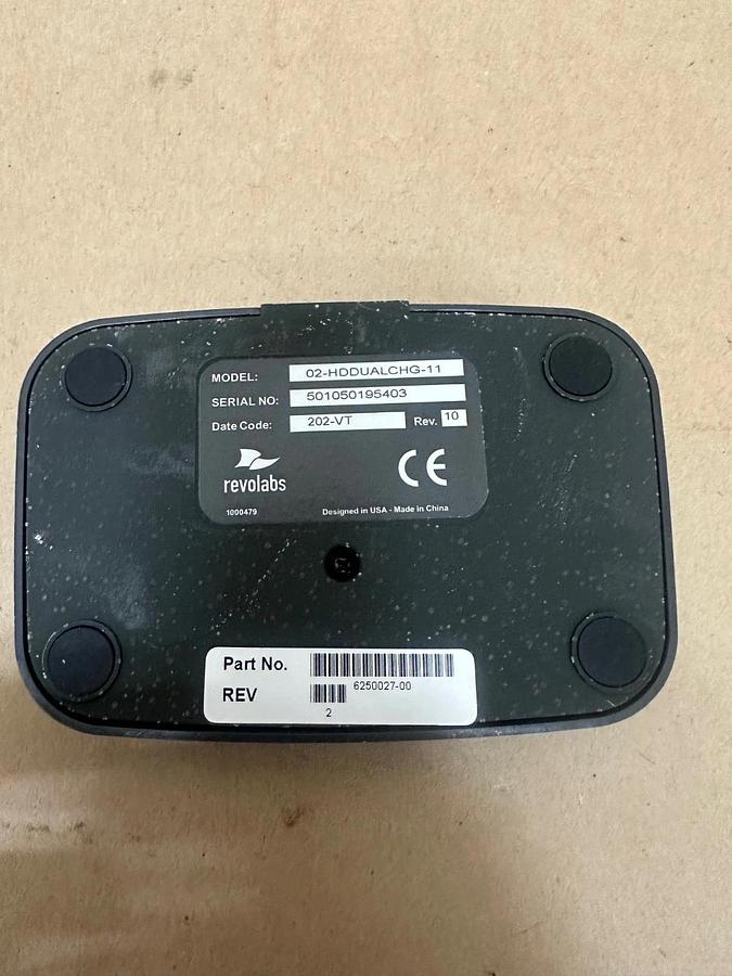 Used Revolabs 02-HDDUAL-NM HD Dual Channel Wireless Base