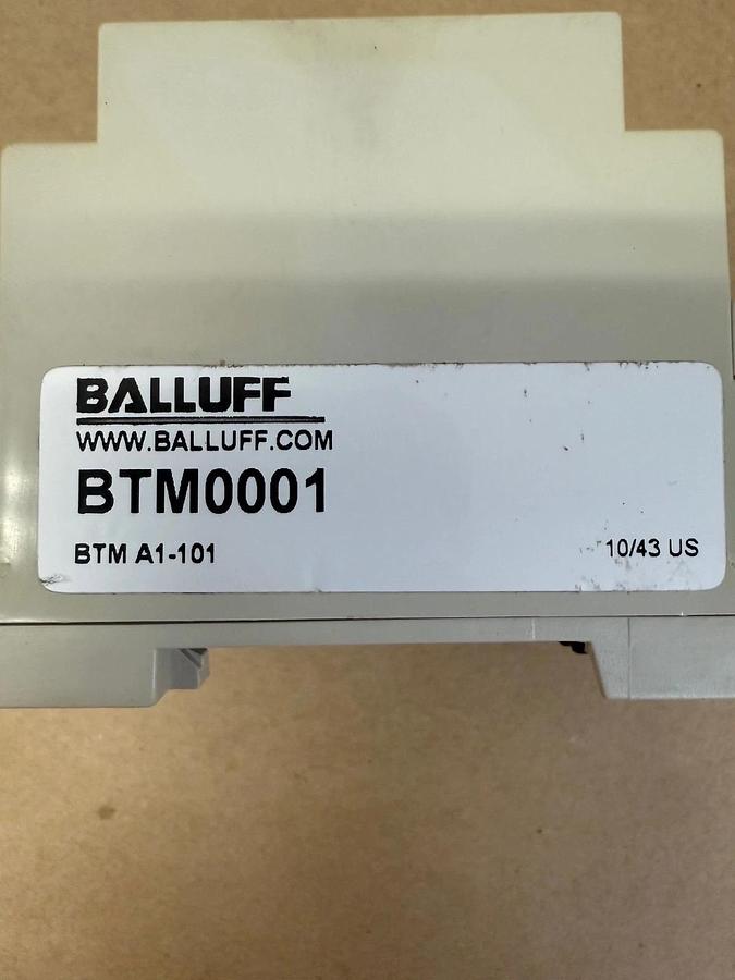 Used Balluff BTM0001 Micropulse Transducer Interface Module, 24 VDC