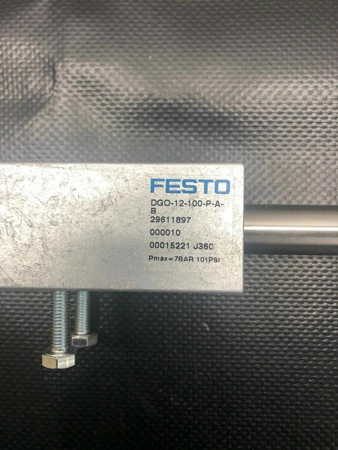 Used Festo Electric DGO-12-100-P-A-B Linear Drive, 12mm Piston Diameter, 100mm Stroke