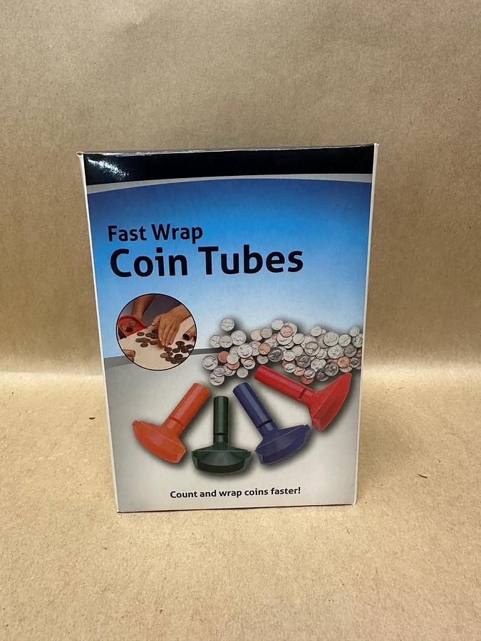 Used MMF Industries Fast Wrap Coin Tubes *NEW*
