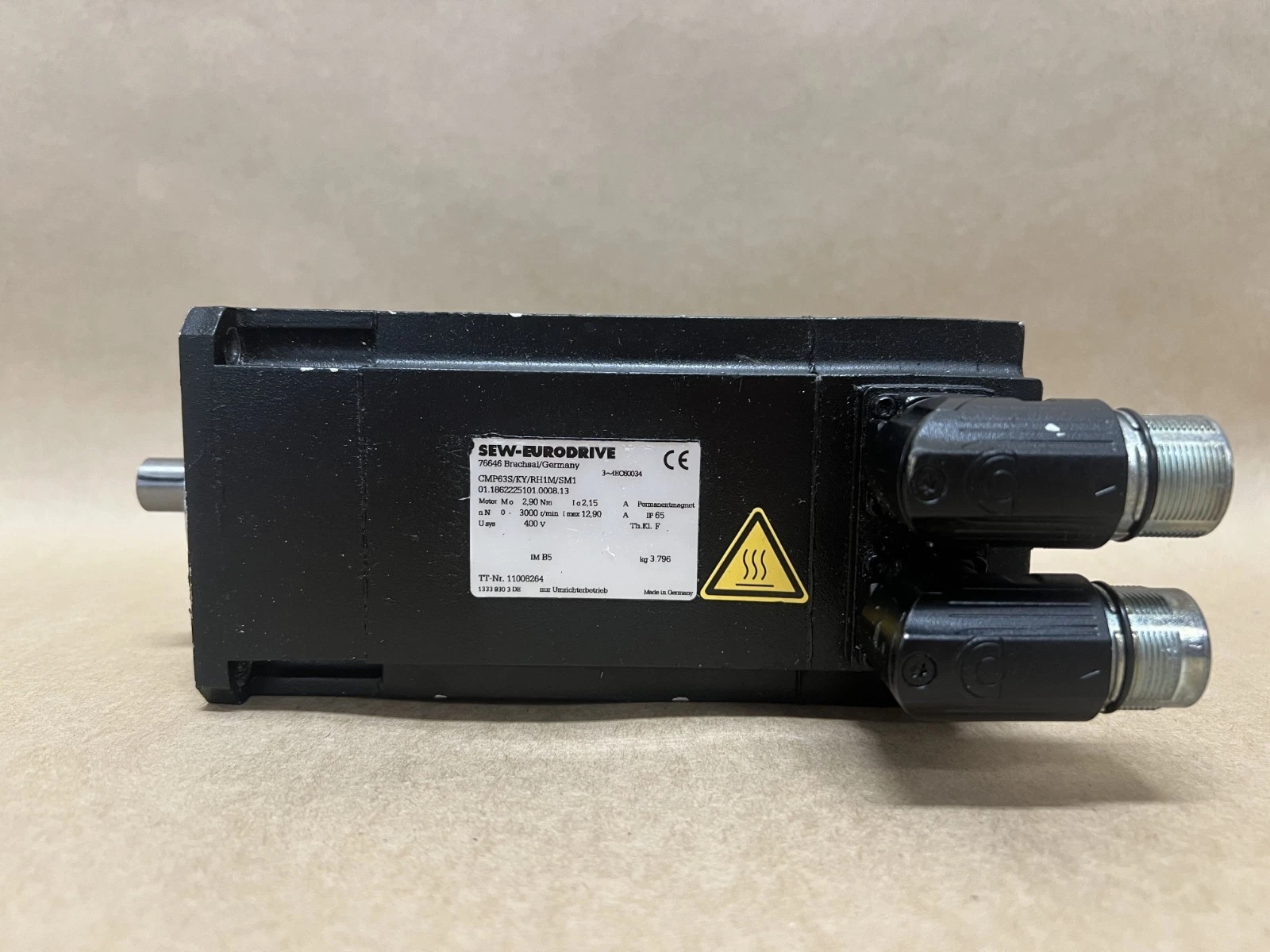 Used SEW-Eurodrive CMP63S/KY/RH1M/SM1 Servo Motor, 400V