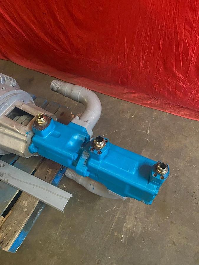 Used 3 Stage Hydraulic Pump Manifold w/ Toshiba Motor 100HP, 1775 RPM, 4 Pole