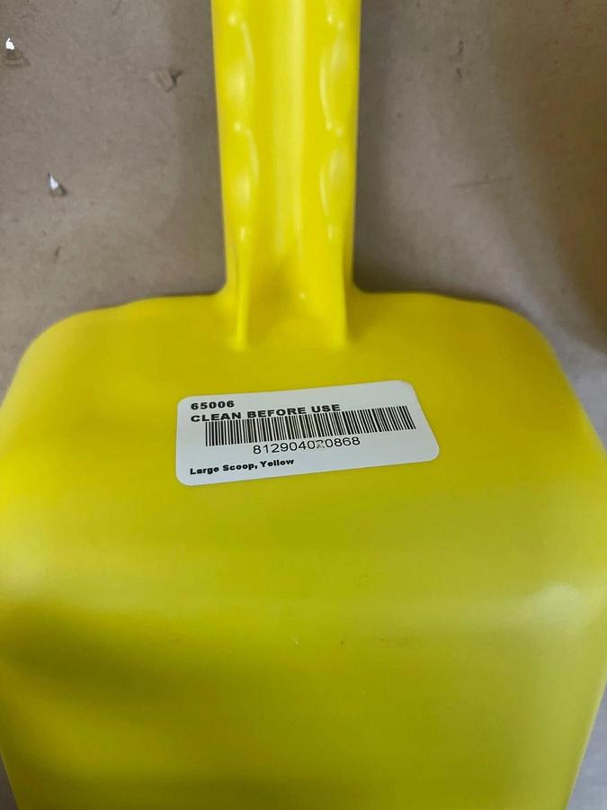 Remco 65006 Large Hand Scoop, Yellow - Lot of 5