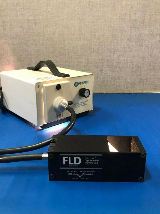 Used Optispec MP35030 Light Source with Dolan Jenner AI-2 FLD Series