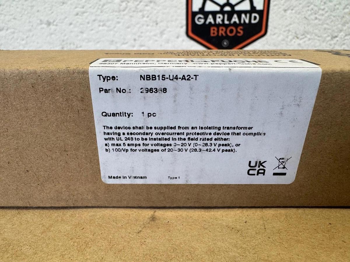 Used Pepperl + Fuchs NBB15-U4-A2-T Inductive Proximity Sensor