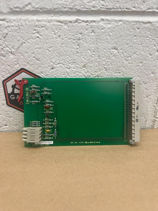 Used Sator Laser IGA103 Control Board