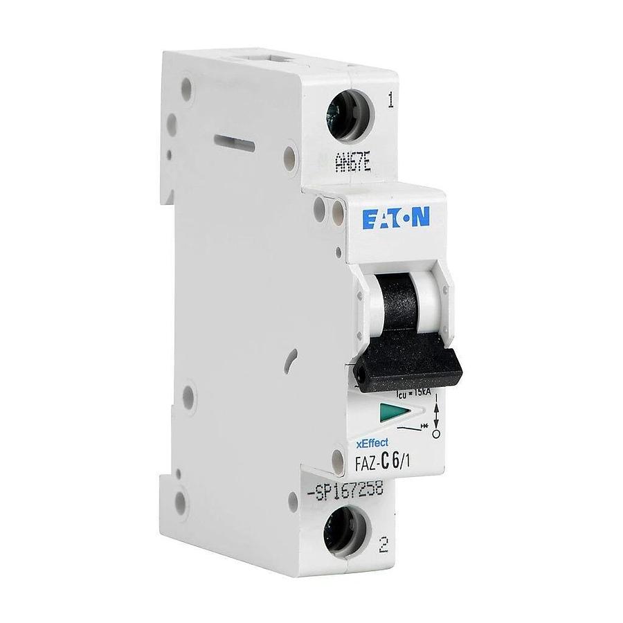 Used Eaton FAZ–C6/1–SP Miniature Circuit Breaker 6A Single Pole *FACTORY SEALED*