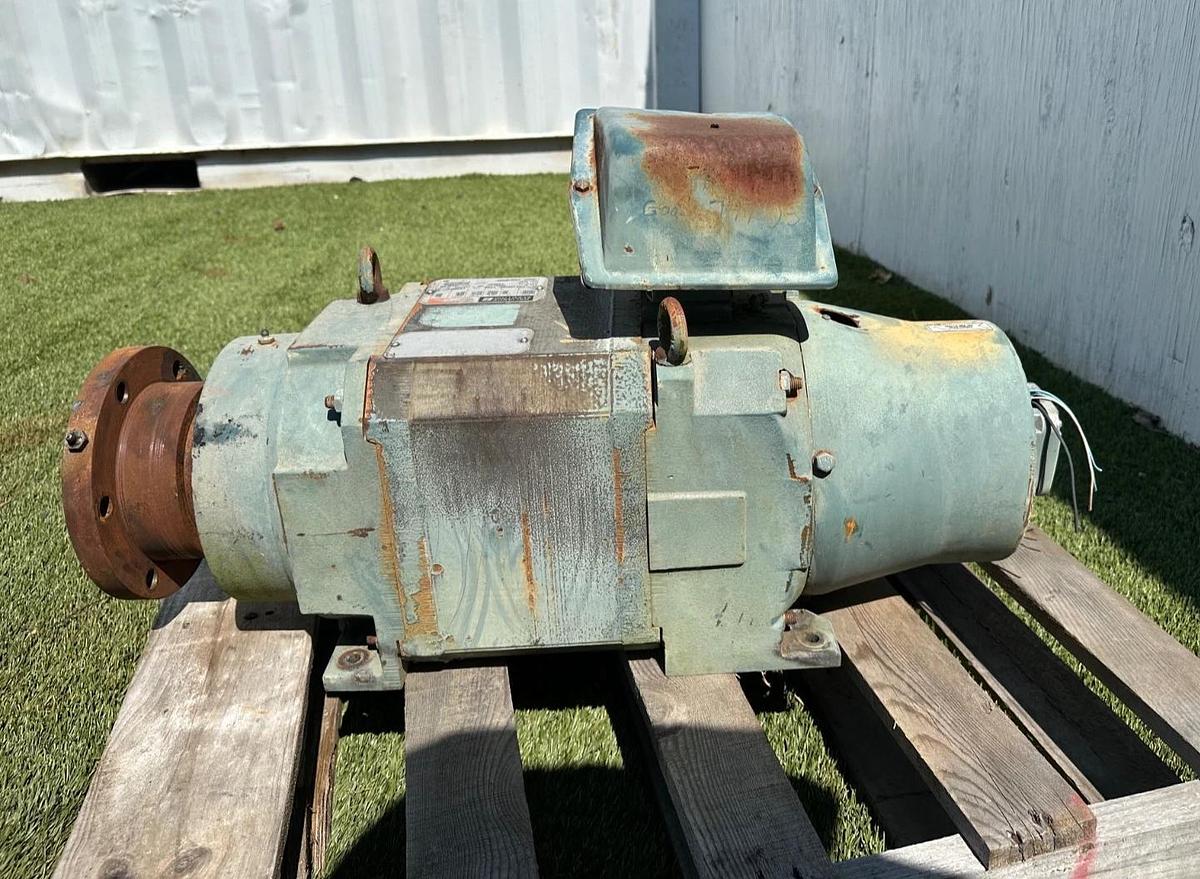 Used Reliance Electric P21L1313B 10Hp Motor @ 2345 Rpm, 460V, 3 Phase, 80Hz