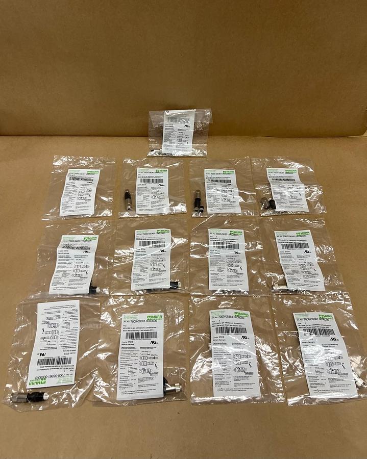Used Murr Elektronik 7000-08361-0000000 Field Wireable Connector - Lot of 13