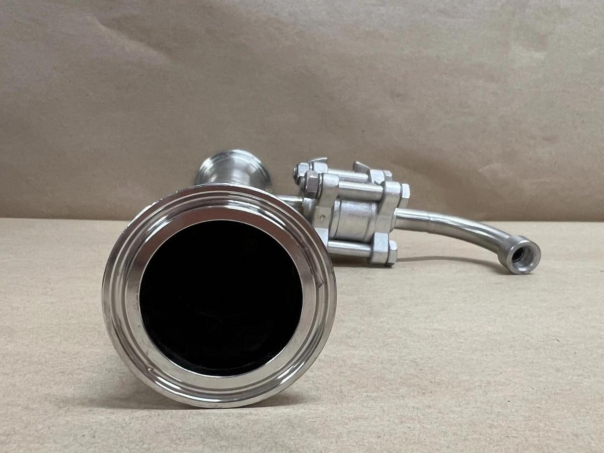 Used Gemü Series 77 DN 15-1/2" Sanitary SS Spool Assembly