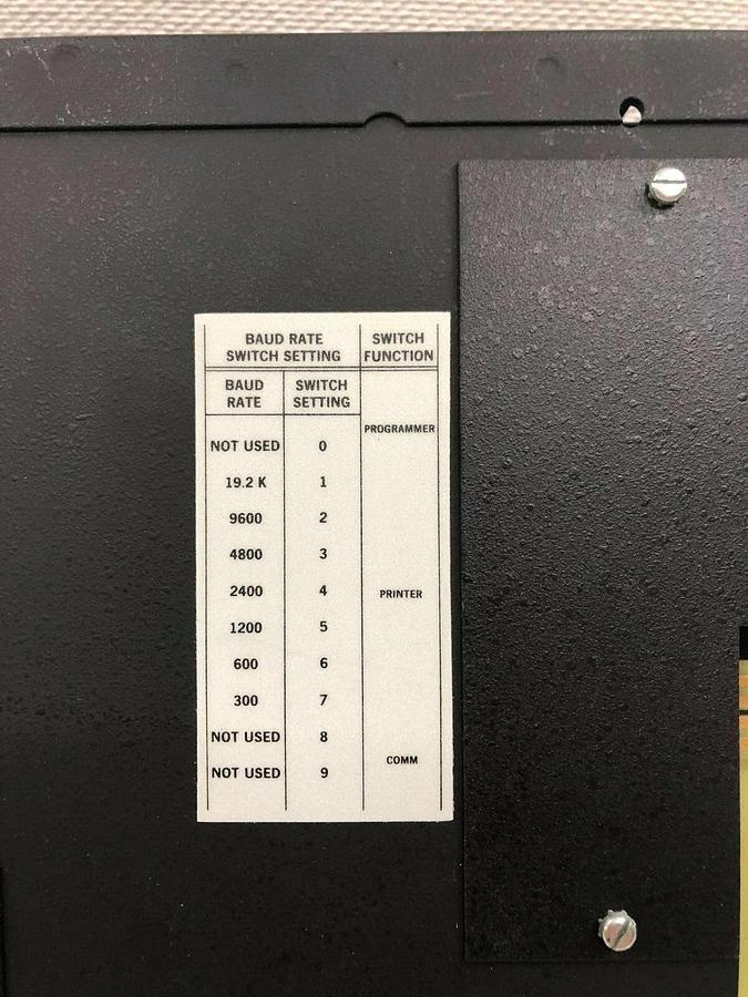 Used Square D SY/MAX 8030 DLM-110 Series N, with key, D-Log Data Controller