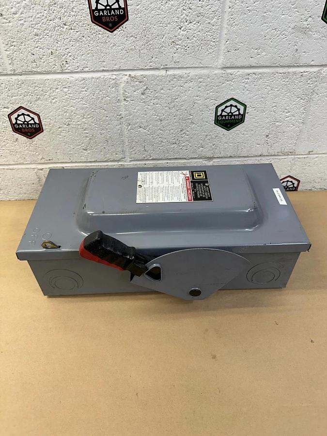 Used Square D H362 Heavy Duty Safety Switch 60A, 600VAC