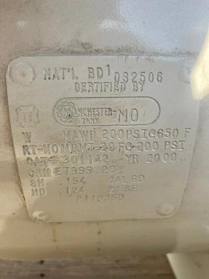 Used Gardner Denver MTOII Duplex Reciprocating Oil-Less Air Compressor, 60 Gal Tank