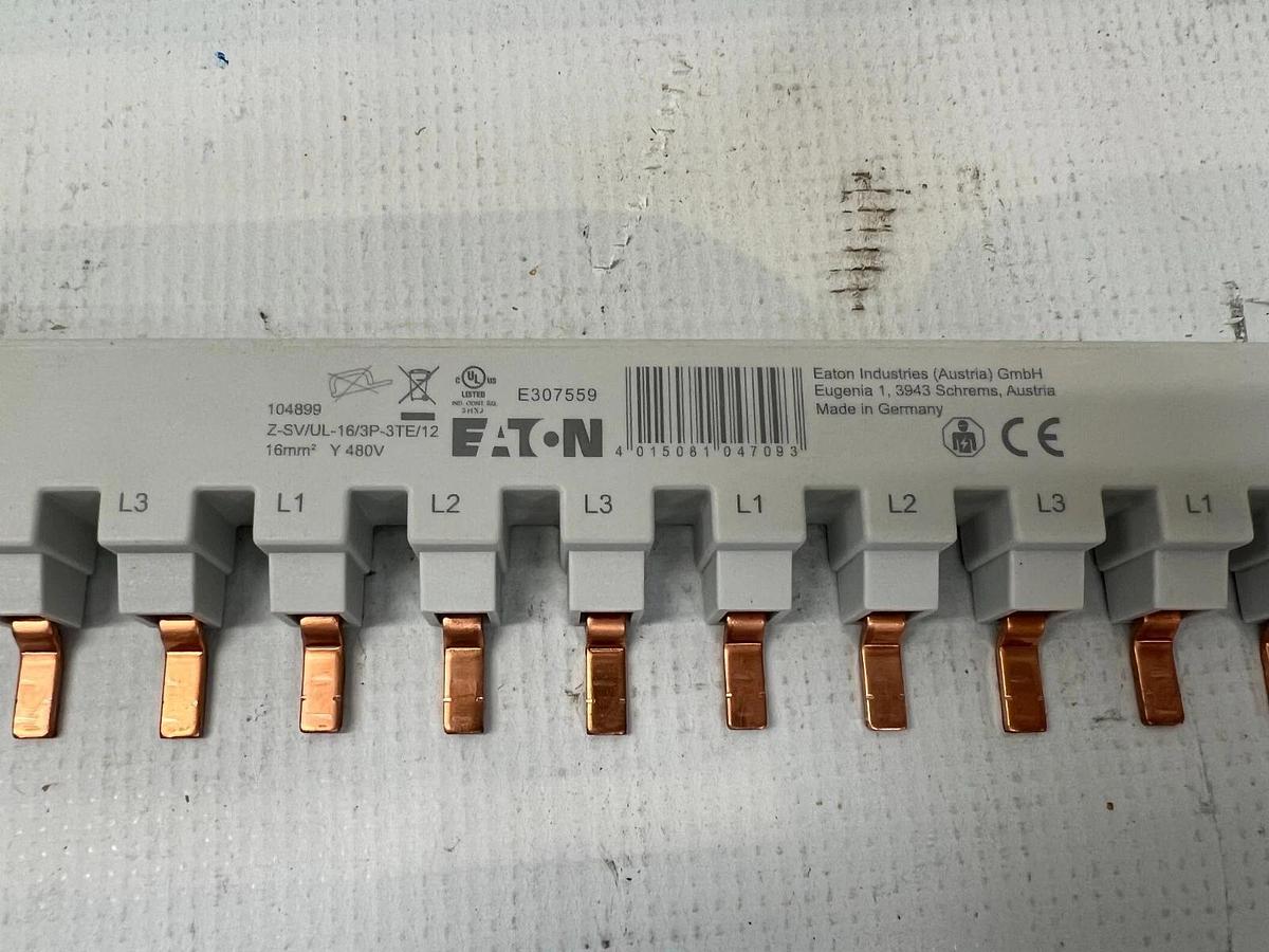 Used Eaton Z-SV/UL-16/3P-3TE/12 Bus Bar