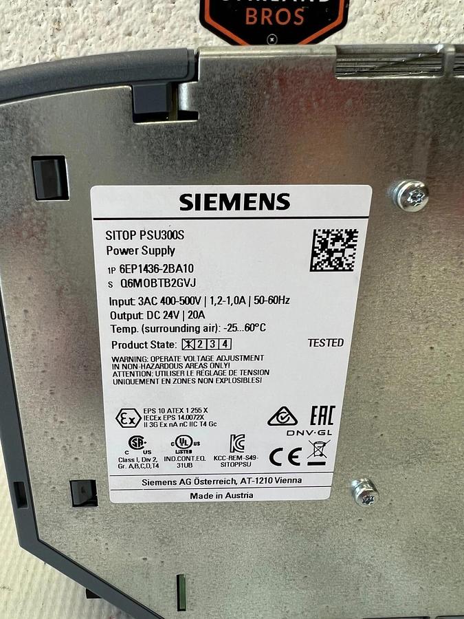 Used Siemens PSU300S SITOP Power Supply