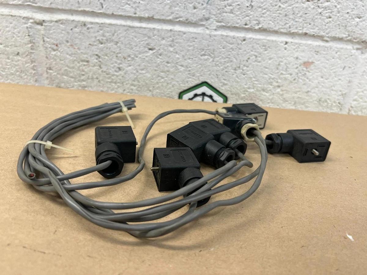 Used Festo Solenoid Coil Connector - Lot of 7
