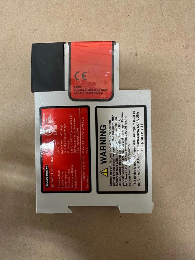 Used Banner GM-FA-10J Gate Monitoring Safety Module