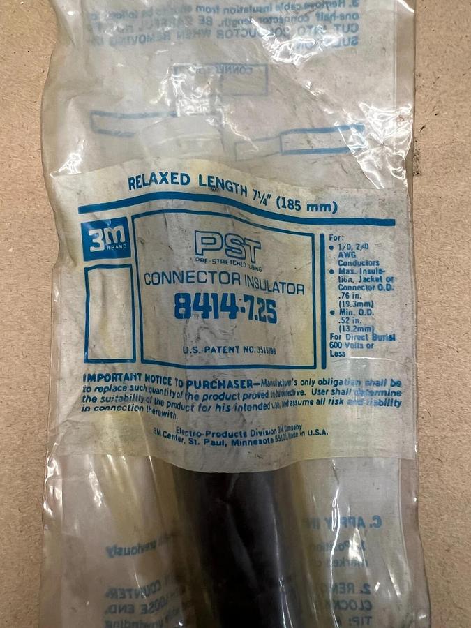 Used 3M 8414-7.25 Connector Insulator (7-1/4”) - Lot of 6