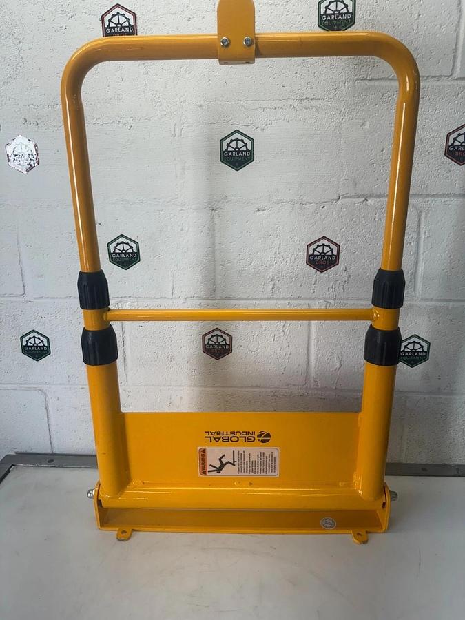 Used Global Industrial Universal Spring Loaded Safety Swing Gate, 24”-40” width
