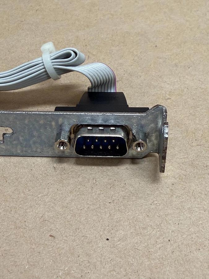 DB9 Male to 10-Pin Female Serial Bracket - Lot of 3