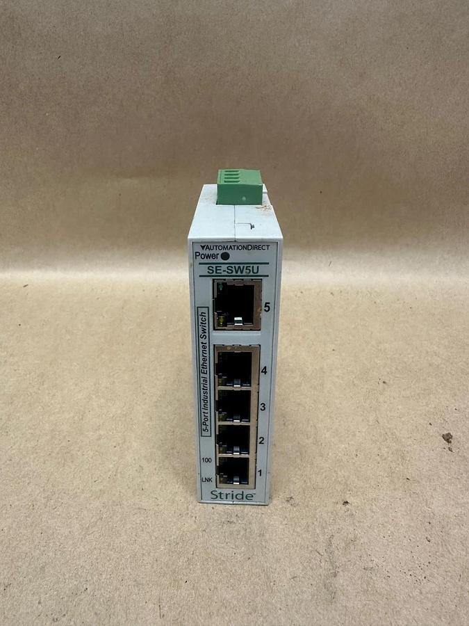 Used Stride SE-SW5U 5 Port Industrial Ethernet Switch
