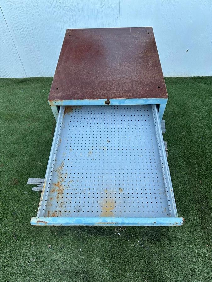 Used Industrial Storage Cabinet 6 Drawer, W:22.5”, D:26.5”, H:33.5”