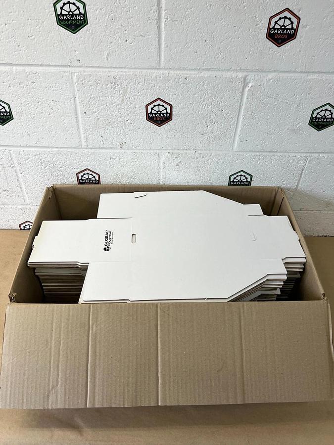 Global Industrial 228174 6”x12”x4-1/2” Open Top White Corrugated Bin Box Qty 50