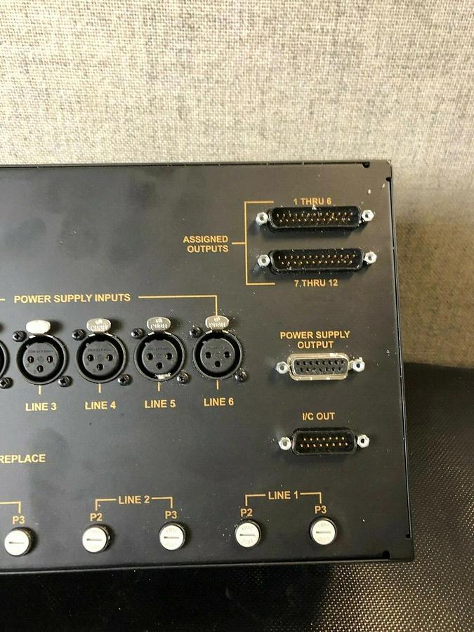 Used Telex RadioCom IC-100, 6-Channel Source Assign Panel