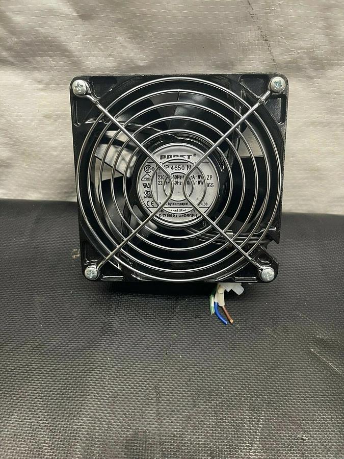 Used Papst TYP 4650 N, 230 VAC, 50/60 Hz, 120/110 mA, 19/18 W, AC Cooling Fan