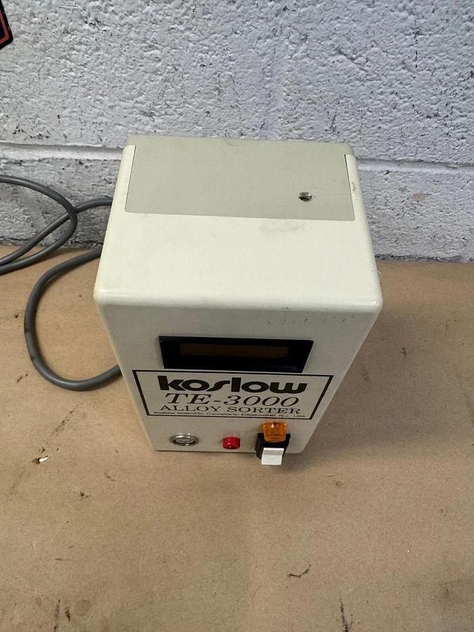 Used Koslow TE-3000 Alloy Sorter Control Box, Parts Only
