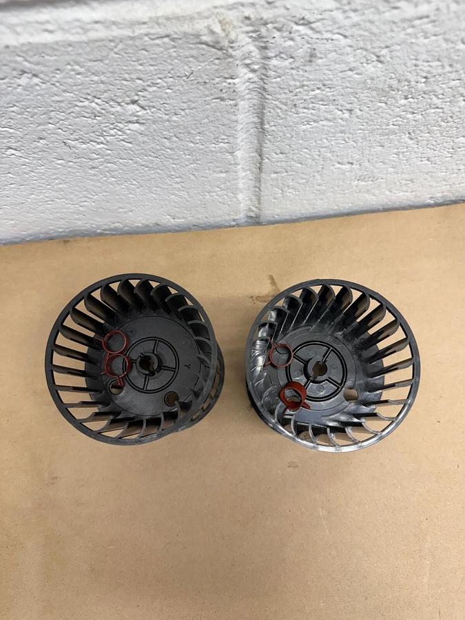 RedDot Corp. 73R7000 Blower Wheel, 3.18 OD x 3.81, Dual Plastic - Lot of 2