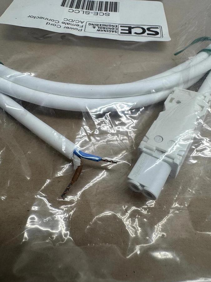 Used Saginaw Control & Engineering SCE-SLCC Female Connector Power Cord (Lot of 6)