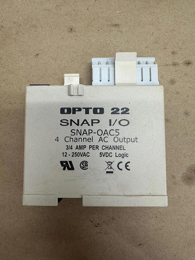 Used OPTO 22 SNAP-OAC5 4 Channel AC Output