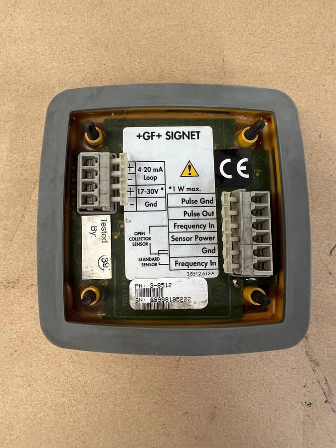 Used +GF+Signet 8512 Flow Transmitter