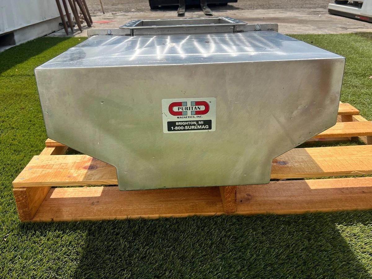 Used Puritan Magnetics Inc 12" POW-R-Clean Ser ND21212POW-R Stainless Drawer Magnet