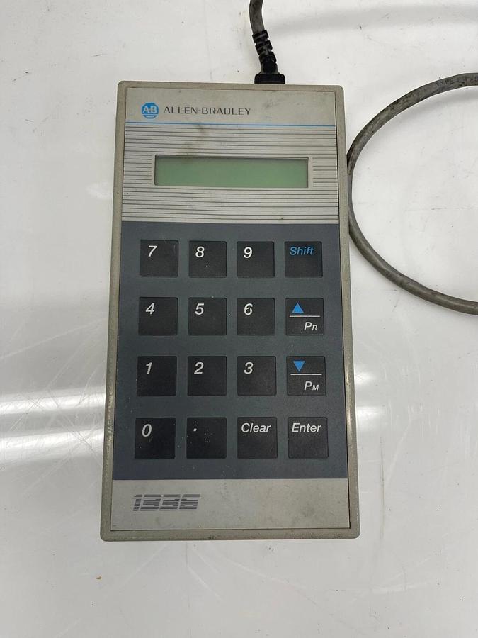 Used Allen-Bradley 1336-MOD-E1 Programming Terminal, Ser. A, 12 Volts, 0-.150 Amps