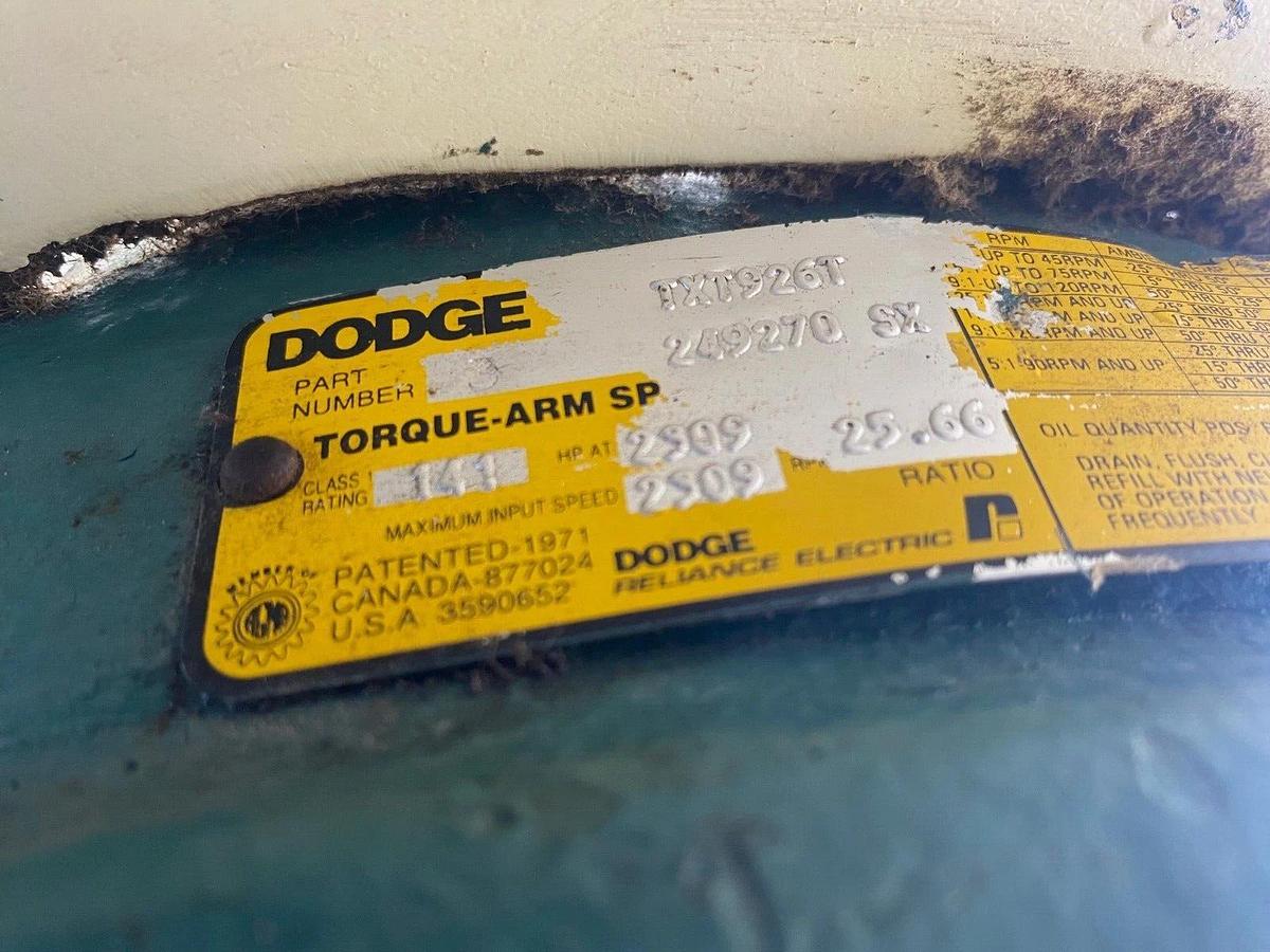 Used Western Pneumatic 6060 Airlock 20hp Drive, 25:1 Ratio, 32 Bolt Holes