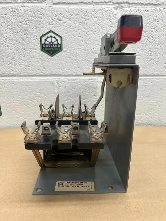 Used Square D CC-6 Class 9422, Ser. A Disconnect Switch