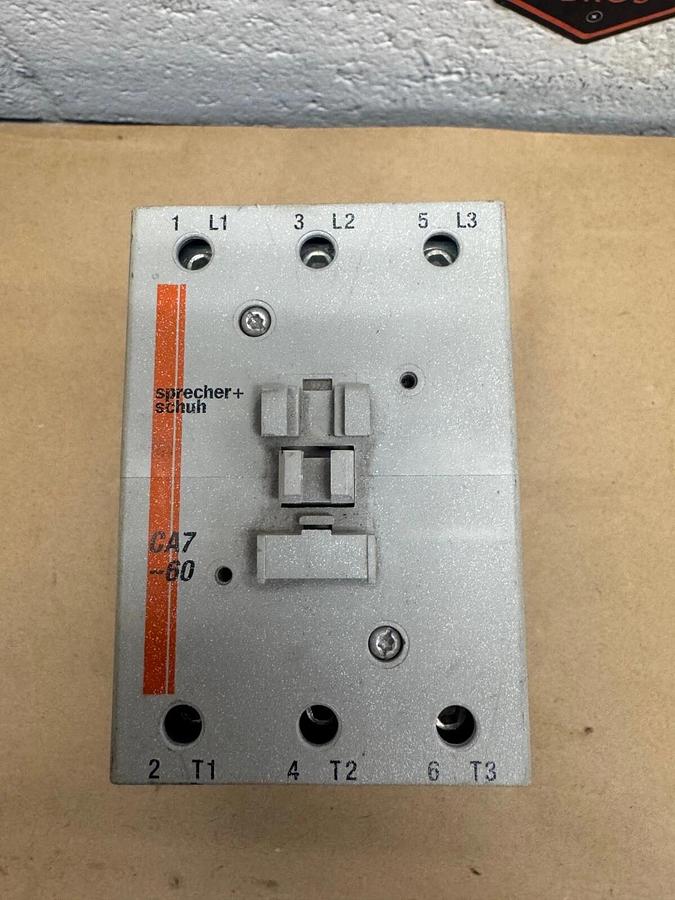 Used Sprecher + Schuh CA7-60-00 Coil Contactor, 690 V, 100 A