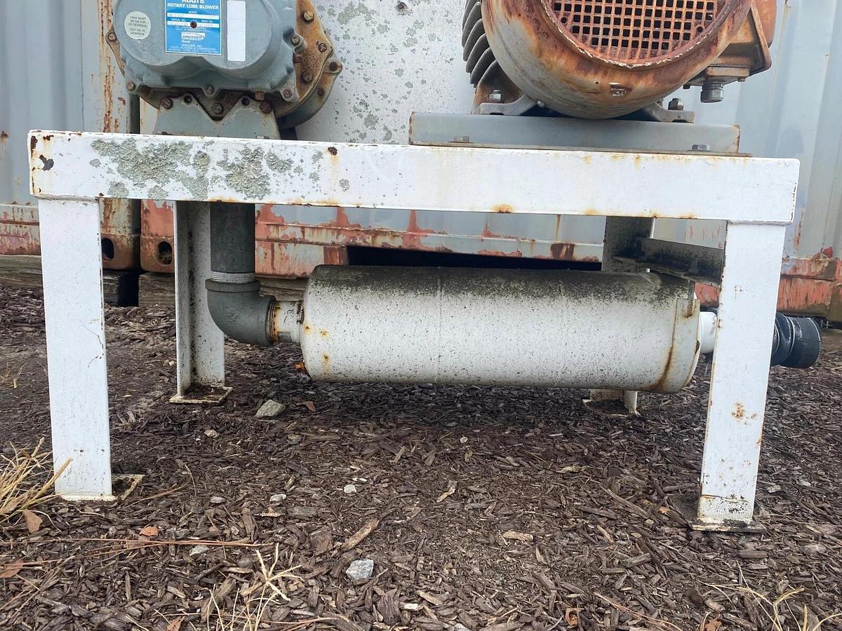 Used Dresser Roots 45 U-RAI Rotary Lobe Positive Displacement Blower Package 15hp