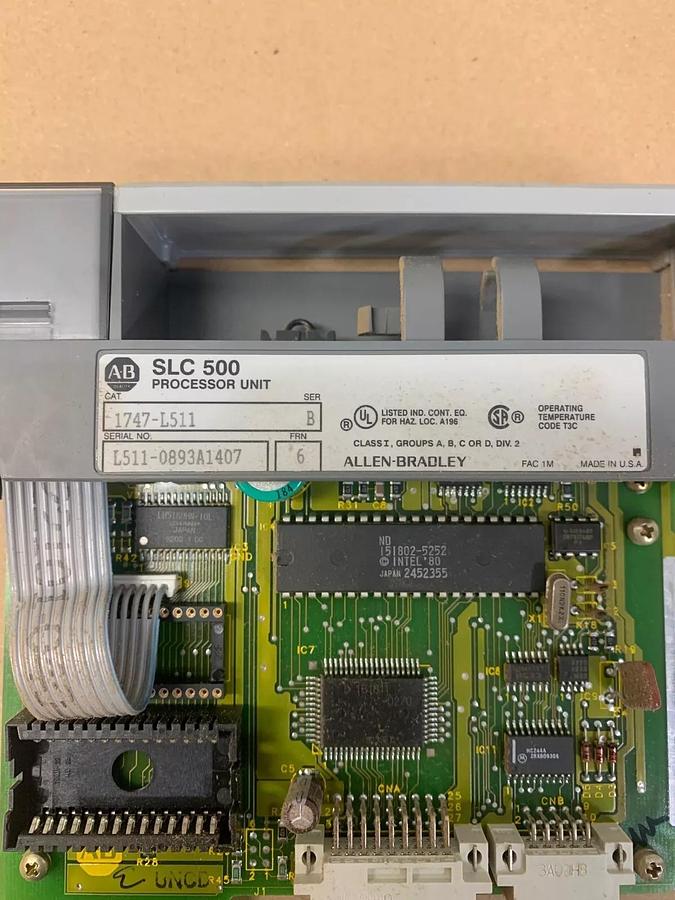 Used Allen Bradley SLC 500 1747-L511 Processor Unit
