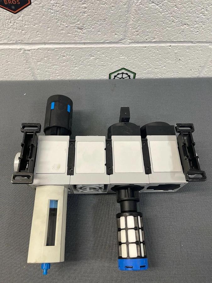 Used Festo MS6-DL-1/2-Z, MS6-EE-1/2-10V24-Z, MS6-FRM-1/2-Z, MS6-LFR-1/2-D7-C-R-M-AS-Z